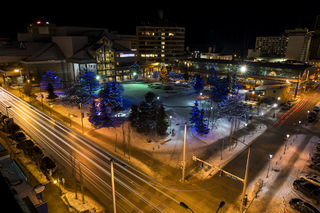 Winter Town Square print
