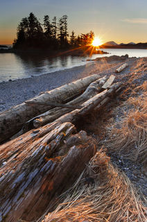 Sitka Beach Sunset print