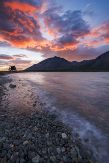 Storm's Sunset, Upper Twin Lake print
