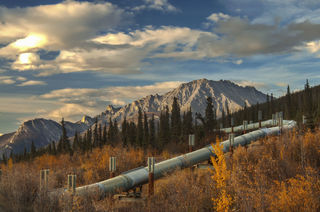 Trans Alaska Pipeline, Brooks Range print