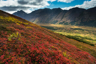 Alaska, Anchorage, Autumn, Chugach State Park, hiking, mountains