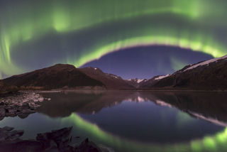Rainbow Aurora print