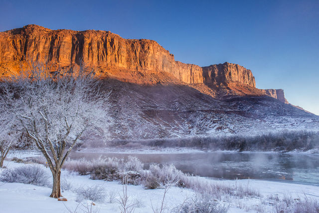 Red Cliffs Morning print