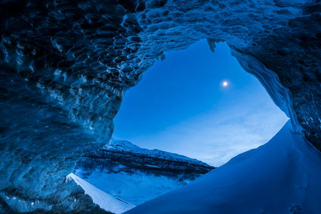 Blue Portal print