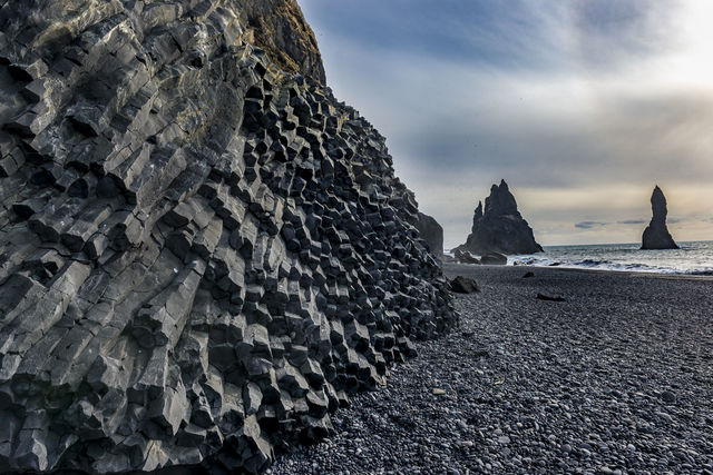 Reynisfjara Rocks print