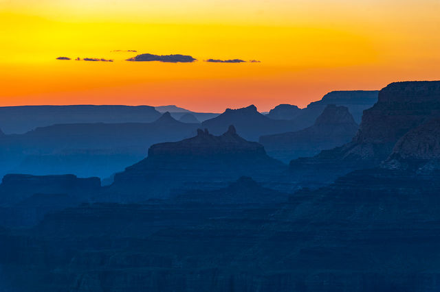 Sunset Haze and Mesas print
