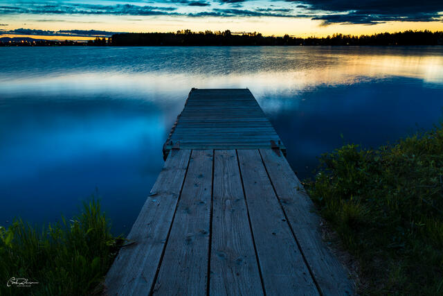 Float Dock print