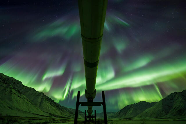 Pipeline Lights print