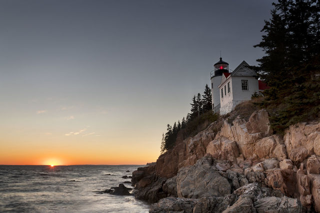 Lighthouse Sunset print