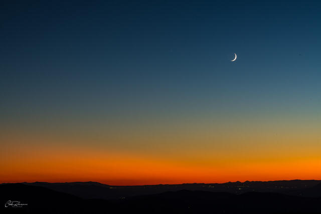 Moon and Dusk print