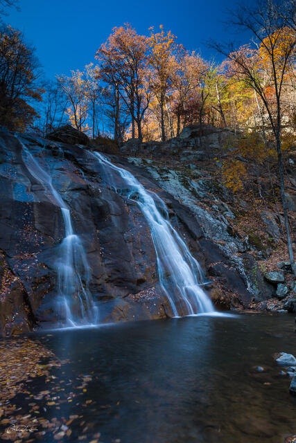 Falls and Autumn print