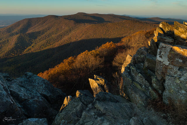 Hawksbill Rocks print