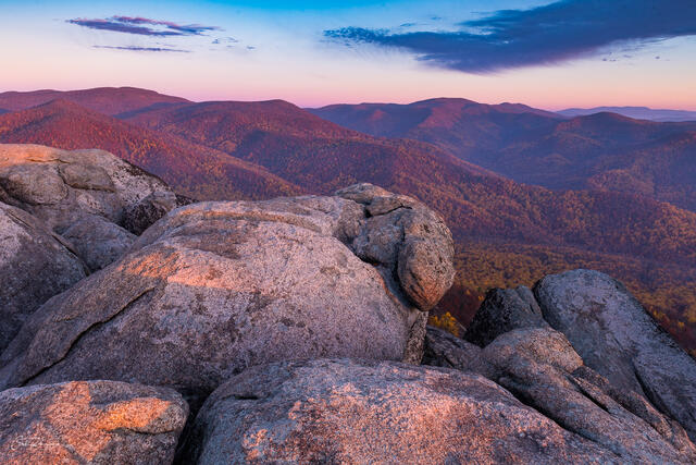 Warmth and Rocks print