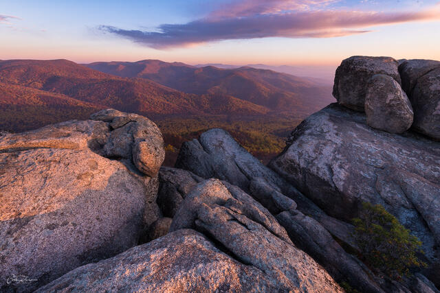 Light on Rocks print