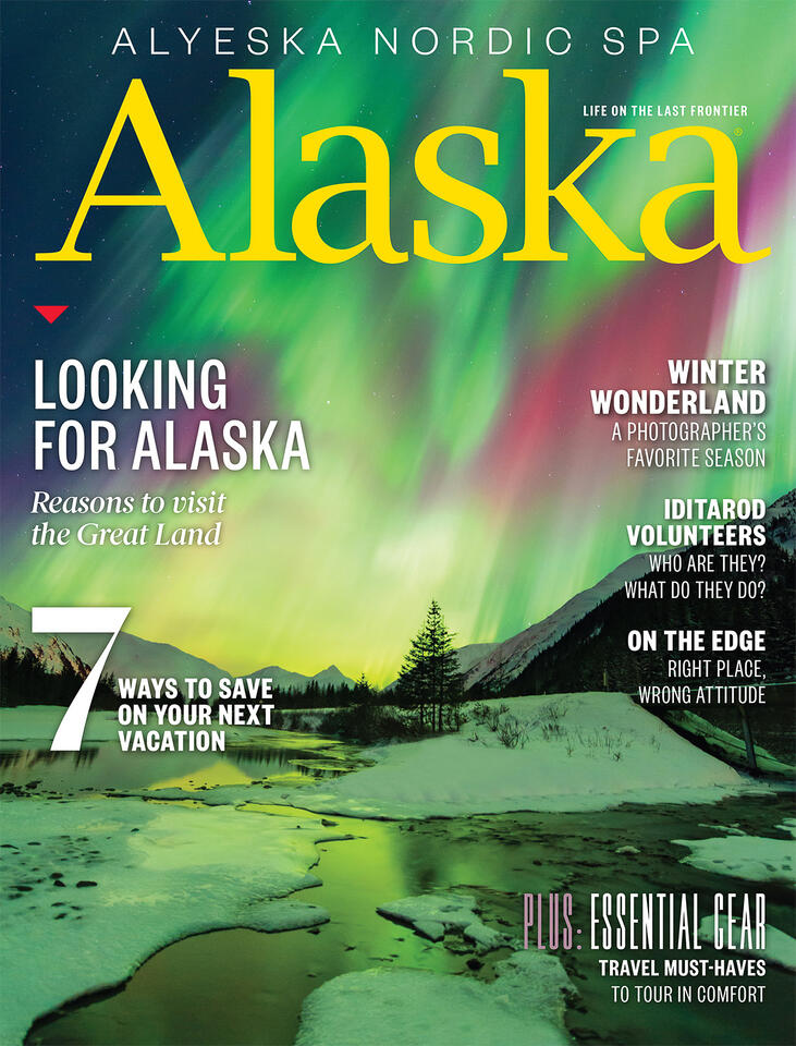 Cover in Alaska Magazine