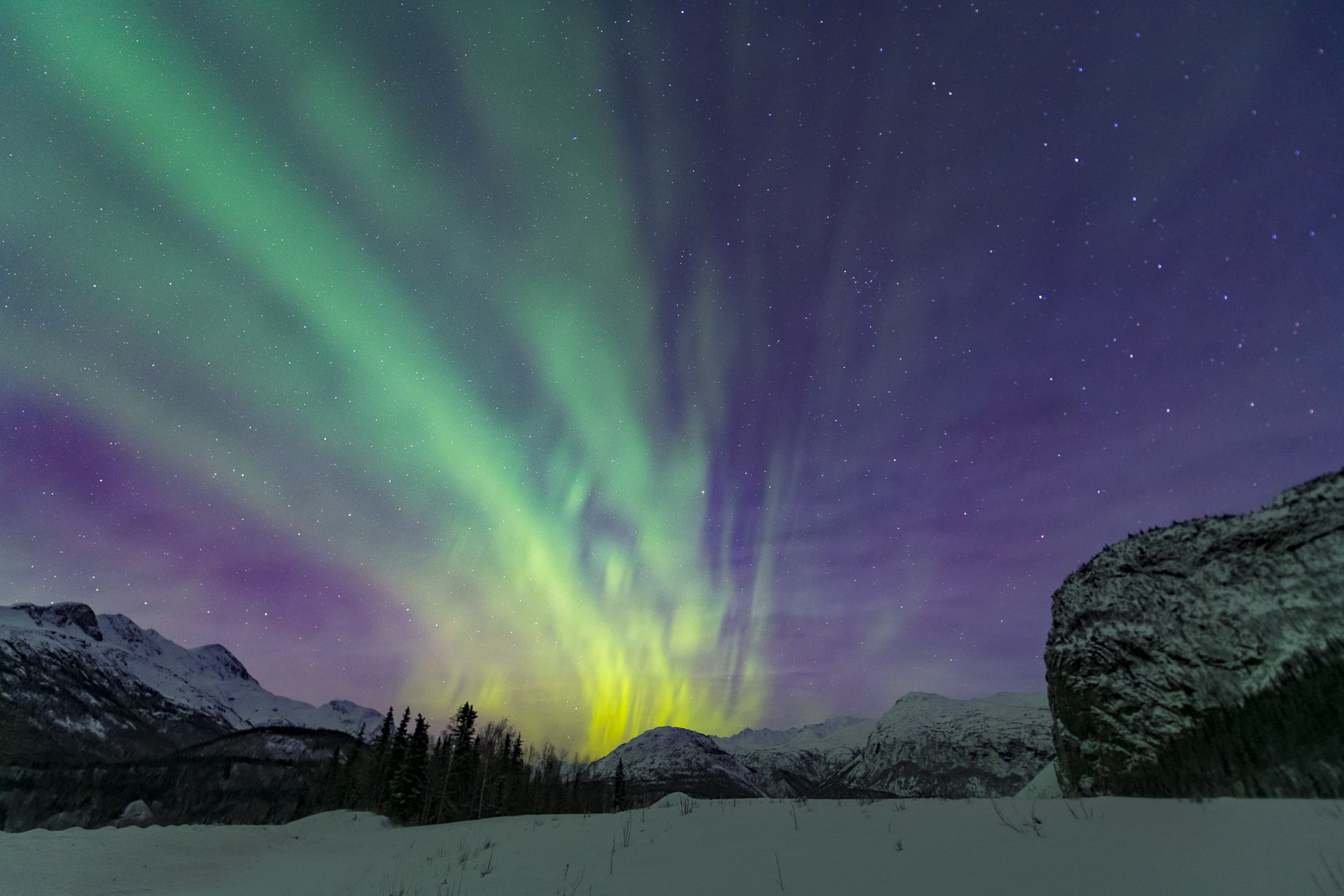 The landscape of the upper Matanuska Valley is extremely diverse, with bluffs, cliffs, mountains, large rock formations and other...