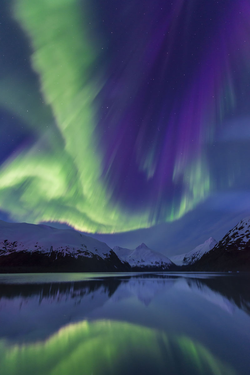 The aurora borealis season typically ends at the close of the first week of May in the Anchorage area. So, on this night before...
