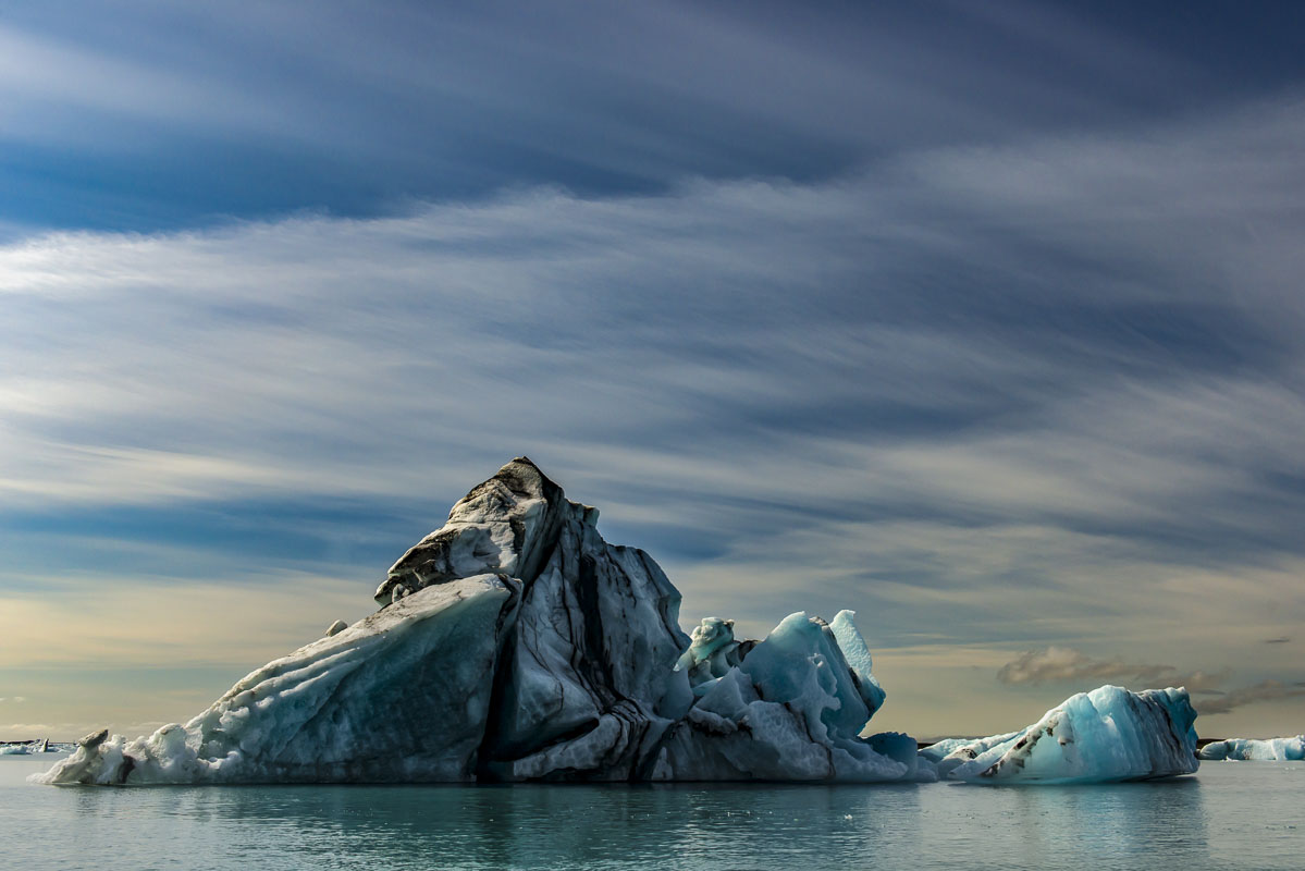 We took a boat tour into the lagoon and ice at Jökulsárlón on the southeast coast of Iceland and on our way back encountered...