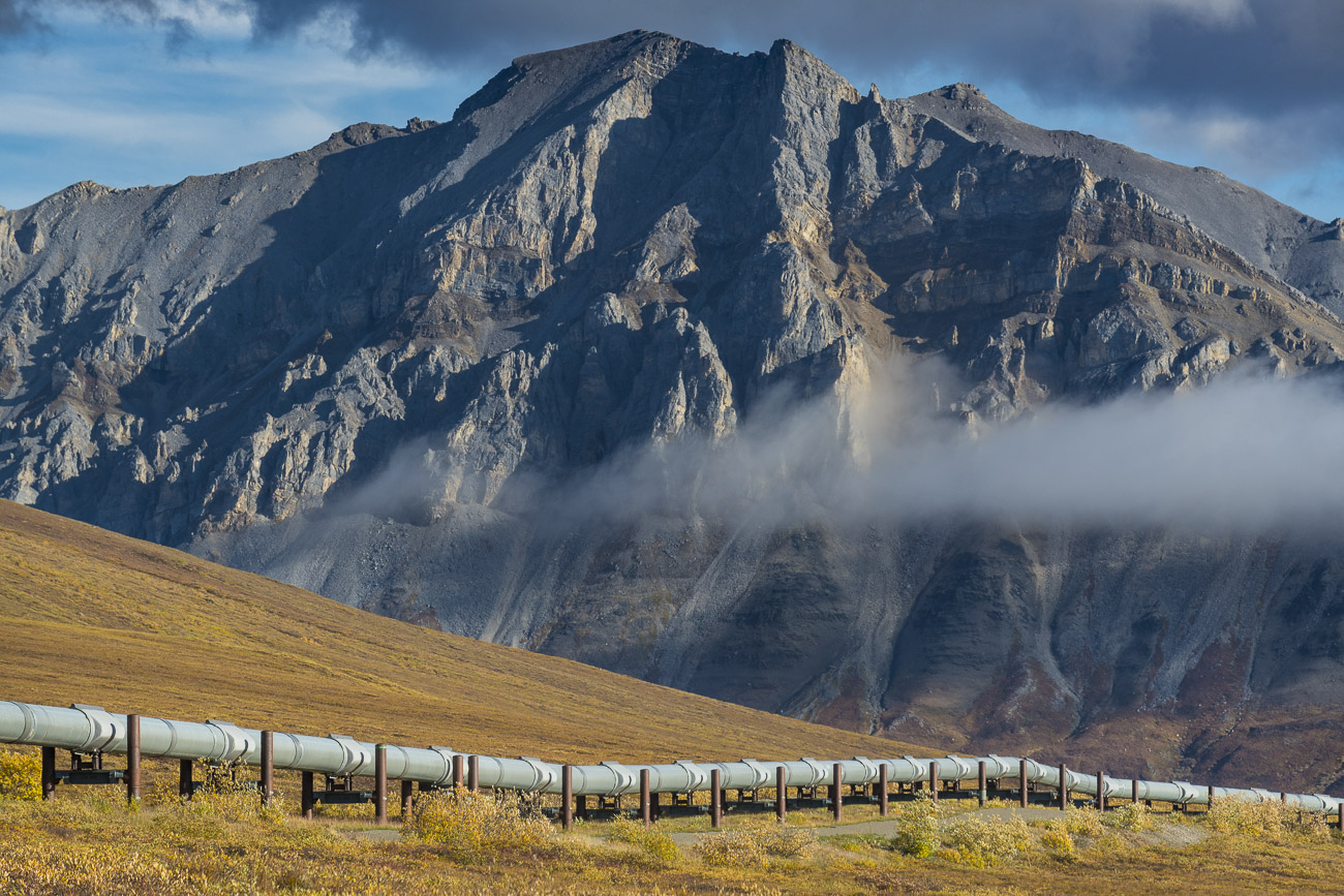 Mountain and Pipeline